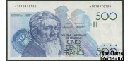 Бельгия 500 франков ND(1982) подпс.  на АВ и РВ aXF P:143 3500 РУБ