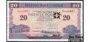Ирландия Северная / Ulster Bank Limited 20 фунтов 2014  aUNC P:NEW 4500 РУБ