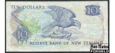 Новая Зеландия 10 долларов ND(1989) Sign.D.T.Brash F P:172c 2500 РУБ