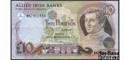 Ирландия Северная / ALLIED IRISH BANKS 10 фунтов 1993 Sign. G.B.Scalon. VF+ P:7b 3500 РУБ