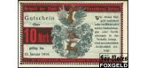 Hirschberg / Schlesien 10 Mark ND(1918) Handelskammer aUNC 235.01.ab B3 750 РУБ