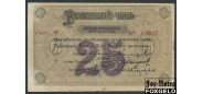 Красноярск Красноярское Общество Взаимного Кредита. 25 рублей 1919 3 выпуск. 1919г. (серия Г) VF FN:F1691.5.3 1300 РУБ