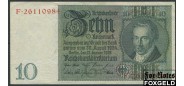 Германия / Reichsbank 10 Reichsmark 1929 1 тип (металлография) VF Ro.173a 300 РУБ