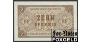 ФРГ / Finanzministerium 10 Pfennig ND(1967)  UNC Ro:315 2000 РУБ