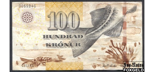 Фарерские острова 100 крон 2011  VF P:30 1900 РУБ