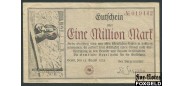 Beuel Rheinprovinz 1 Mio. Mark 1923 Stadt Beuel F B7:389a 450 РУБ