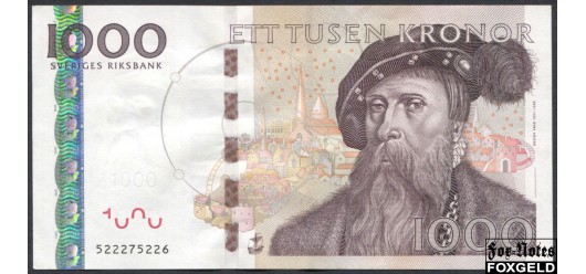 Швеция Sveriges Riksbank 1000 крон 2005  XF-aUNC P:67 12000 РУБ