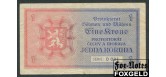 Протекторат Богемия и Моравия 1 крона ND(1940)  F Ro:558a 450 РУБ