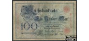 Германия Reichsbank 100 марок 1898 VG Ro:17 1400 РУБ