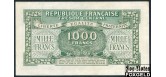 Франция Tresor Central 1000 франков ND(1945)  XF P:107 / VF12 8500 РУБ