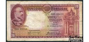 Португалия BANCO DE PORTUGAL 20 эскудо 1937  aF P:143 5000 РУБ