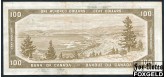 Канада Bank of Canada 100 долларов 1954 Sign. Lawson-Bouey aVF P:82c 13000 РУБ