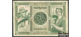 Германия Reichsbank 50 марок 1920  aF Ro:66 550 РУБ