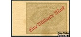 Германия Reichsbank 1 Mrd. Mark 1923 Ндпч. На 1000 марках. в/з Kreuzbluten Тип. U (W. Crüwell, Dortmund) VF Ro:110f 600 РУБ