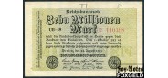 Германия Reichsbank 10 Mio. Mark 1923 22. August 1923. в/з Hakenstern  UB (Ullstein, Berlin) XF Ro:105a 300 РУБ