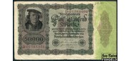 Германия Reichsbank 50000 Mark 1922  F Ro:78 400 РУБ