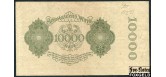 Германия Reichsbank 10000 Mark 1922 Reichsdrukerei. Х.#7. Тип 3 F Ro:69b 200 РУБ