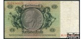 Германия Reichsbank 50 рейхсмарок 1933 1 тип (металлография) #7. F Ro:175a 350 РУБ