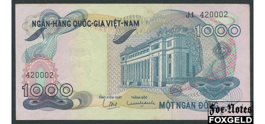 Вьетнам Южный 1000 донгов ND(1972)   P:28a 500 РУБ