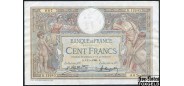 Франция Banque de France 100 франков 1925 Sign. L.Platet A.Aupetit. 11=5=1925 VF P:78a / Fayette 24 3000 РУБ