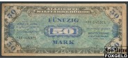 Германия Союзная оккупация 50 марок 1944 # 8 без 