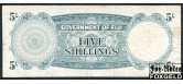 Фиджи 5 шиллингов 1961  aVF P:51b 8500 РУБ