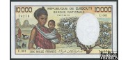 Джибутти 10000 франков ND(1997) aUNC P:39b 12000 РУБ