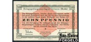KGL Golzern (Mulde) Лагерь военнопленных 10 Pfennig 1916  XF-aUNC Ti:05.13 {9}