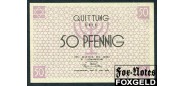Litzmannstadt Ghetto Лодзинское гетто 50 пфеннигов 1940 без в/з № с одной черточкой aUNC K19.48.32 6000 РУБ