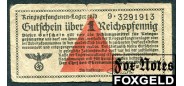 Oberkommandos der Wehrmacht 1 Reichspfennig 1939 Лагерные деньги военнопленных VG-aF Ro:515 1200 РУБ