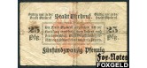 Ohrdruf Thuringen 25 Pfennig 1917 Stadt Ohrdruf VG В6:O16.2 400 РУБ
