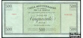 Греция CASSA MEDITERRANEA DI CREDITO PER LA GRECIA 500 лир ND(1941) Итальянская оккупация F P:M5 11000 РУБ