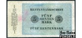 Германия Deutschen Rentenbank 5 Rentenmark 1923  aVF Ro:156b 10000 РУБ