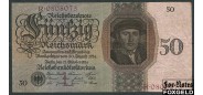 Германия Reichsbank 50 Reichsmark 1924 10. Oktober 1924. VF Ro:170а 3500 РУБ