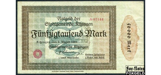 Kitzingen Bayern 50000 Mark 1923  VF B7:2669.a 650 РУБ