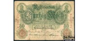 Германия Reichsbank 50 марок 1908 VG Ro:32 200 РУБ